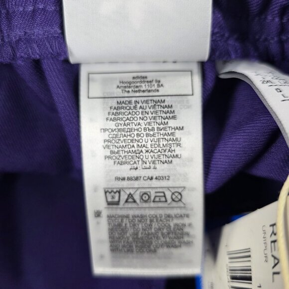 NWT Adidas Originals Real Madrid Terrace Icons Track Pants Mens Size L JF2579 - Picture 7 of 11